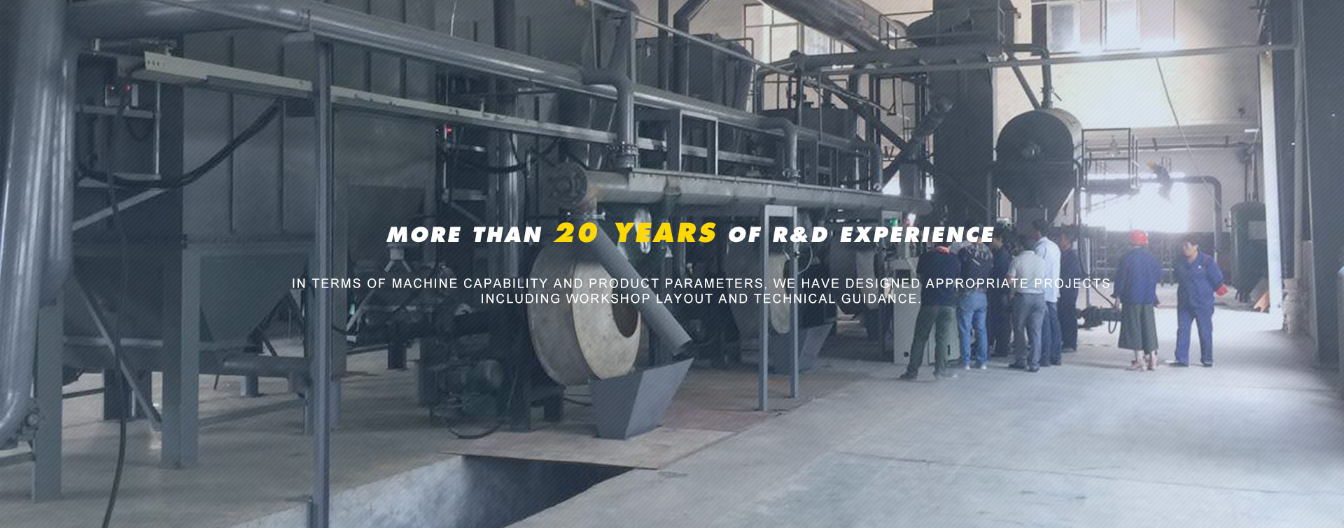 More than 20 years of R&D experience